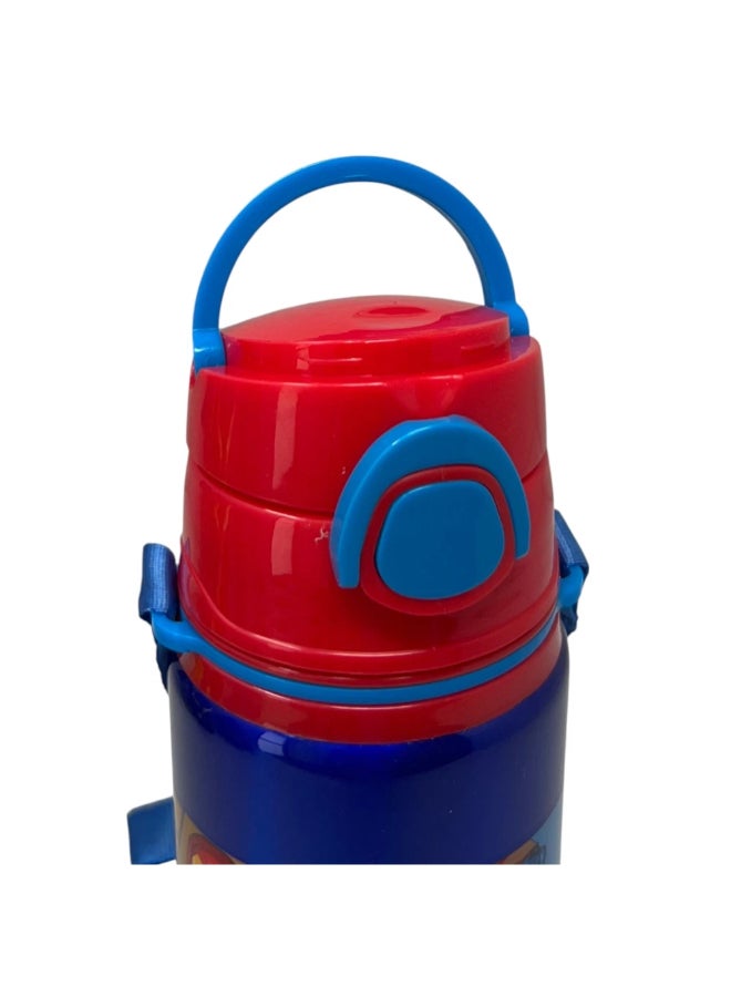 STOR Avengers Aluminum Pop-Up Water Bottle with Strap Multicolour 730 ml 80158 - Image 5